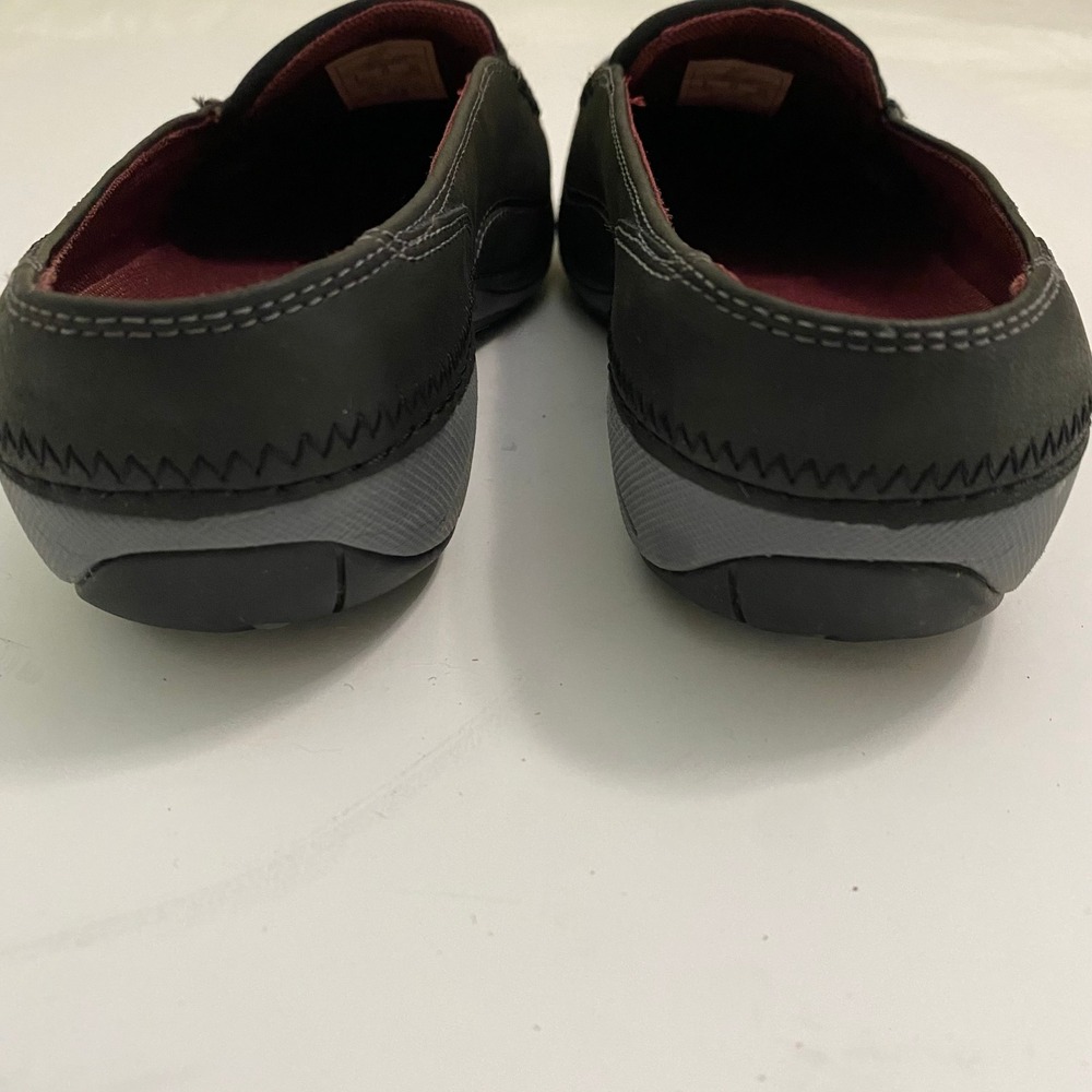 Merrell Mules Women Size 8 Black Leather Commuter Slip On Casual Comfort Shoes - Picture 6 of 7